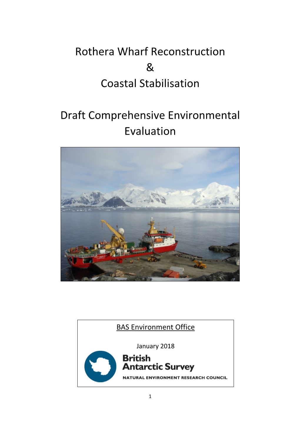 Download Draft CEE Rothera Wharf Reconstruction & Coastal Stabilisation