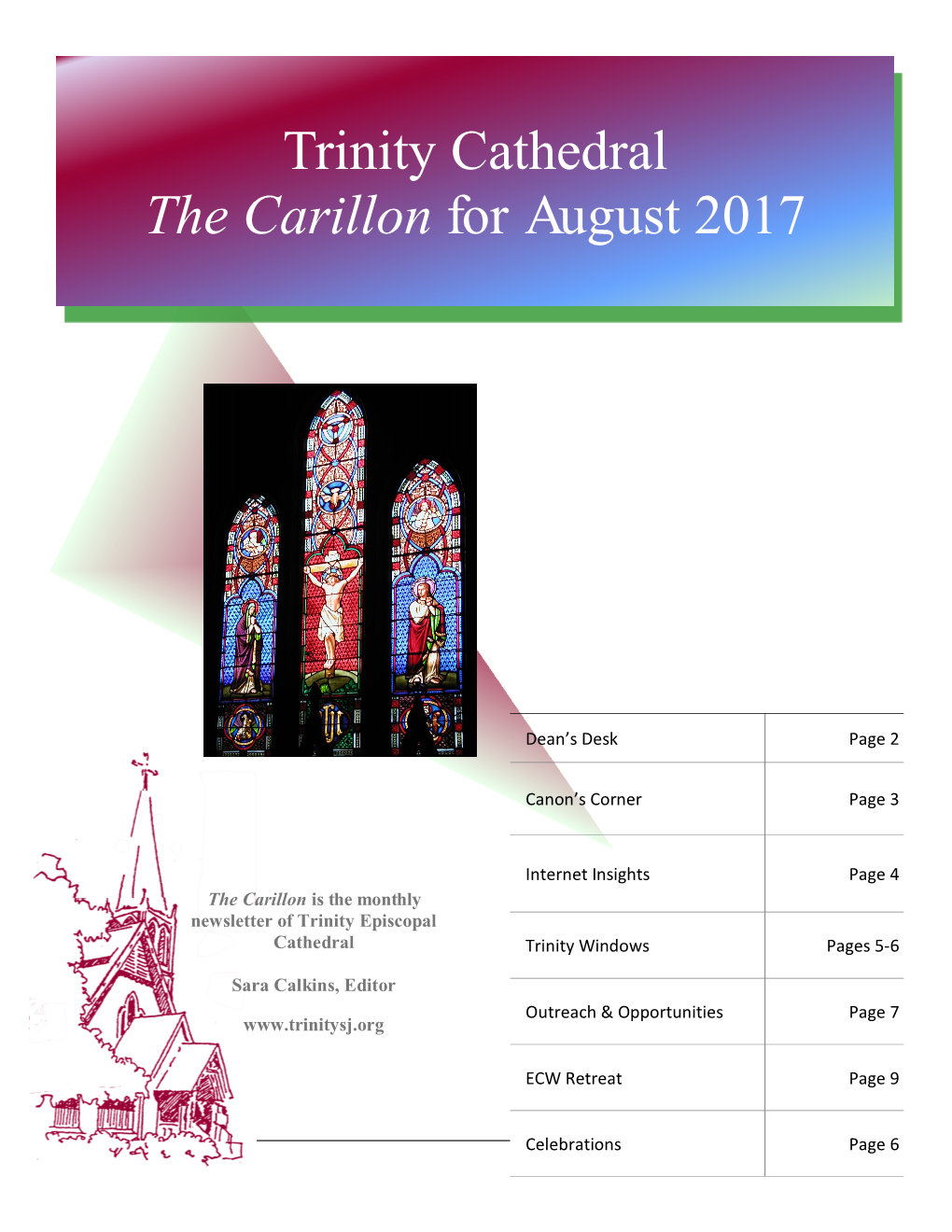 Trinity Cathedral the Carillon for August 2017