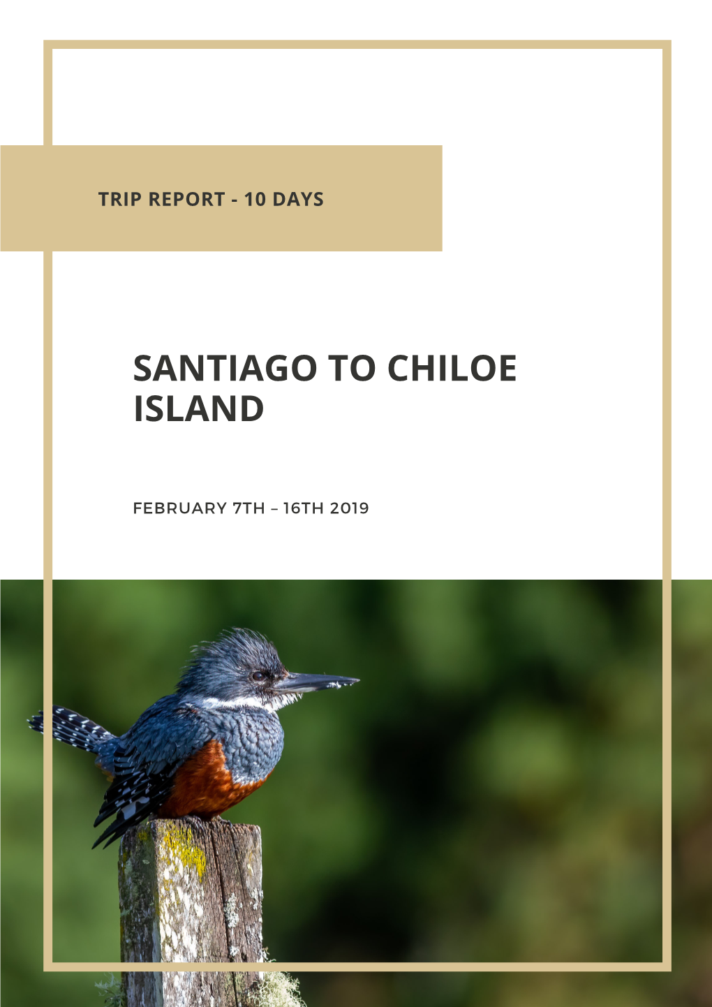 Santiago to Chiloe Island