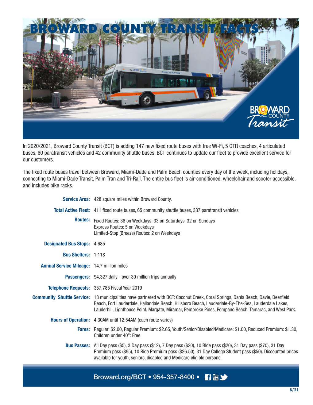 Broward County Transit Fact Sheet