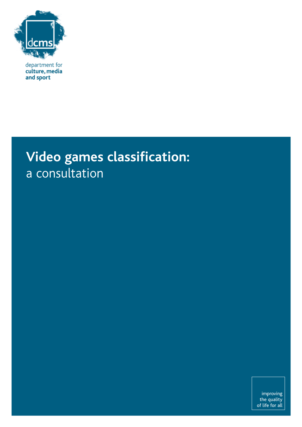 Video Games Classification: a Consultation
