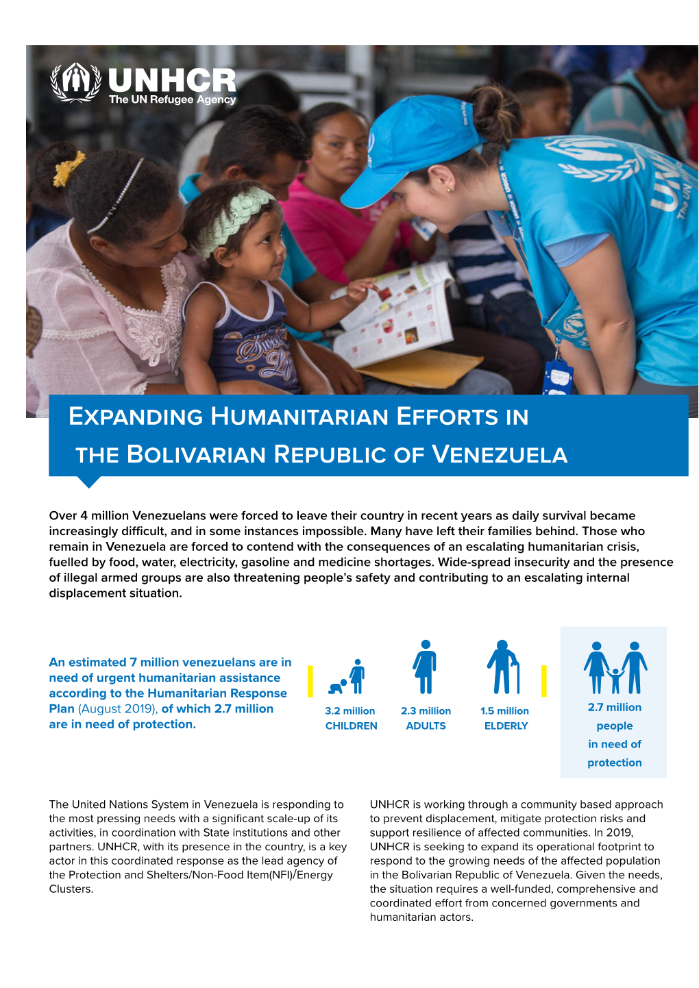 Expanding Humanitarian Efforts in the Bolivarian Republic of Venezuela