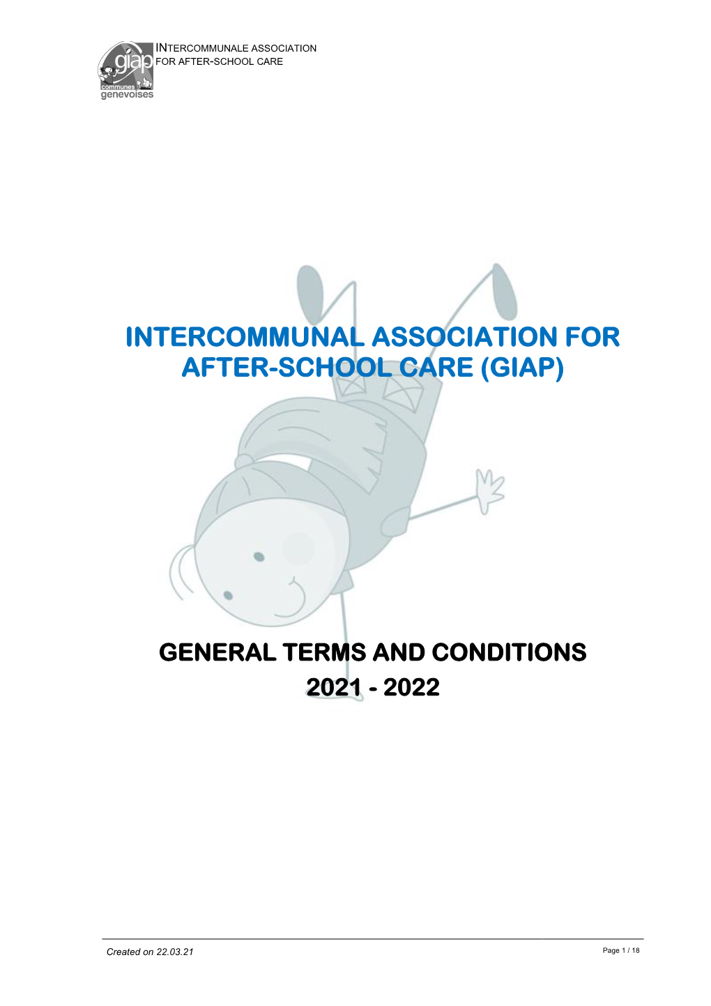 Intercommunal Association for After-School Care (Giap)