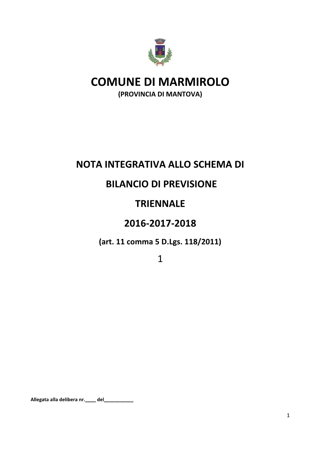 Comune Di Marmirolo (Provincia Di Mantova)