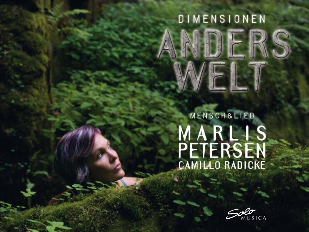 Dimensionen Anderswelt Marlis Petersen Camillo Radicke