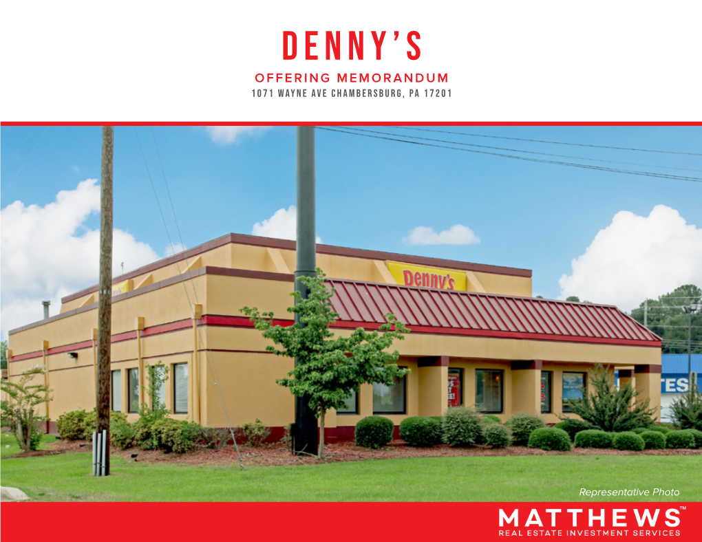 Denny's 1071 Wayne Ave Chambersburg, PA 17201