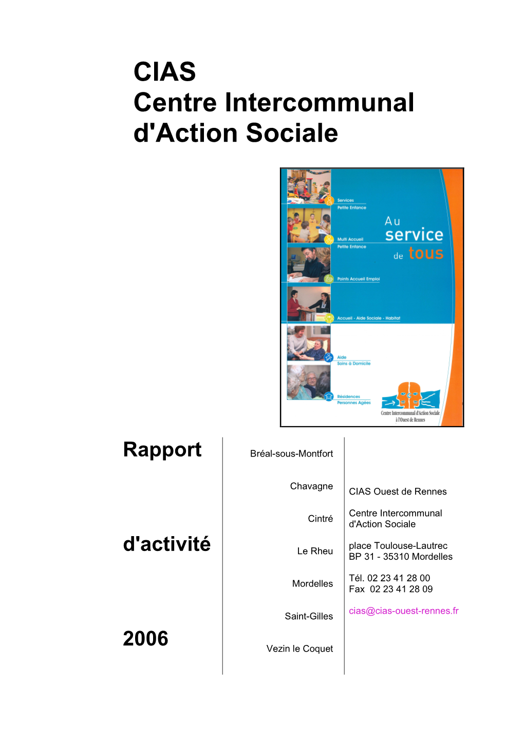 CIAS Centre Intercommunal D'action Sociale