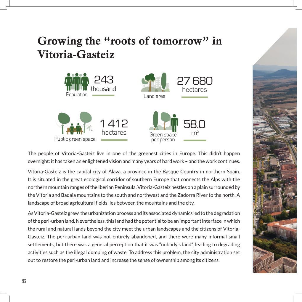 Growing the “Roots of Tomorrow” in Vitoria-Gasteiz