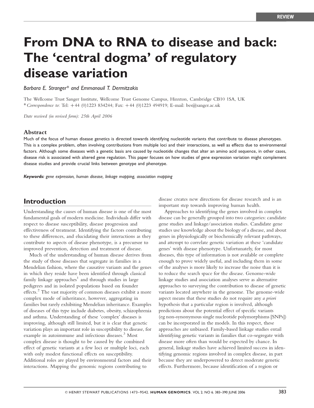 From DNA to RNA to Disease and Back: the 'Central Dogma' of Regulatory Disease Variation