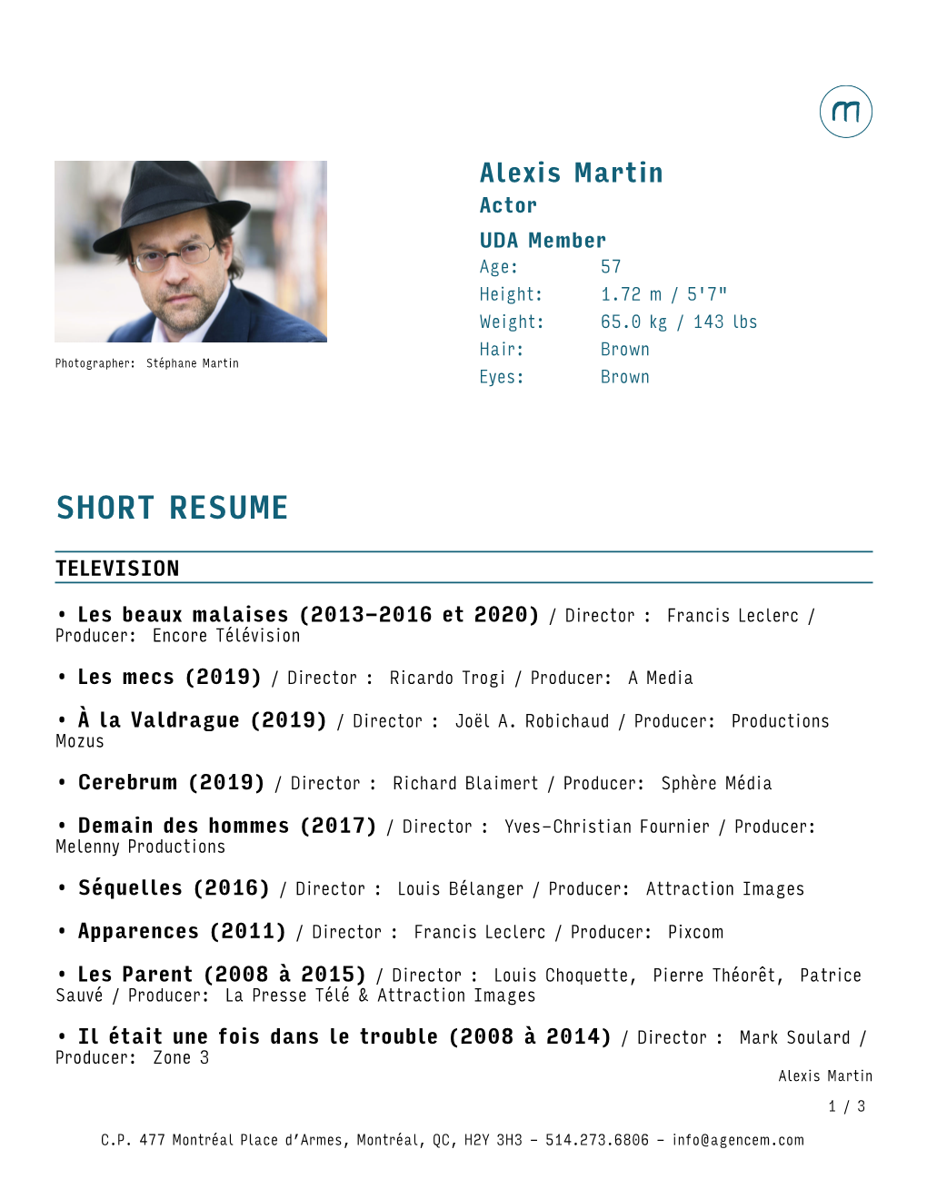 Short Resume