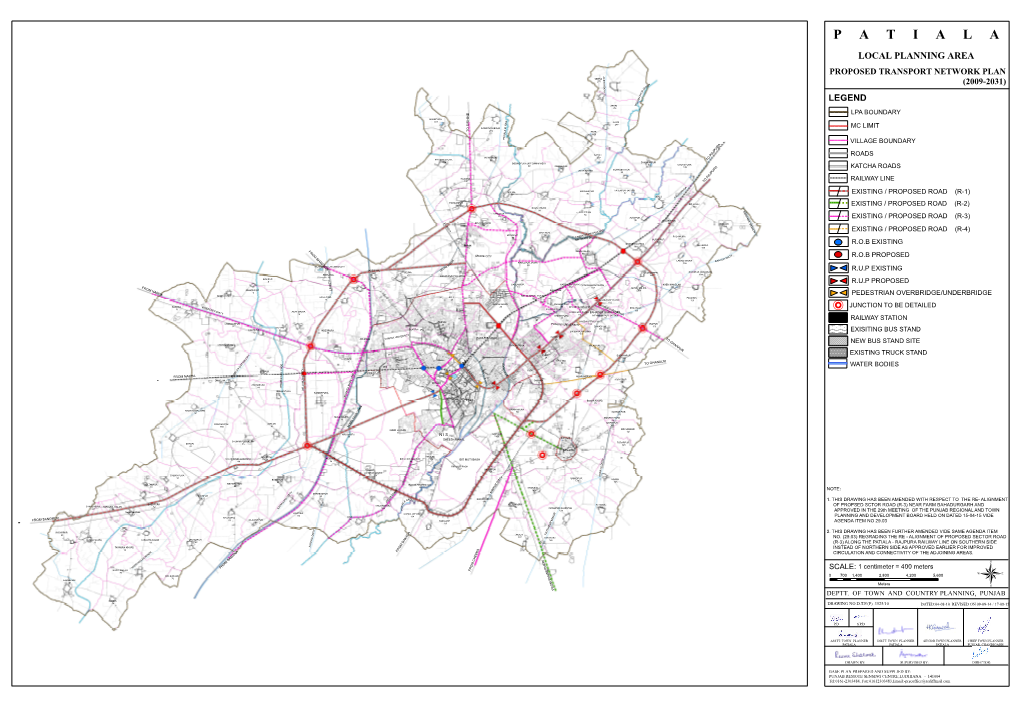 Patiala (2009-2031) TRANSPORT Plan