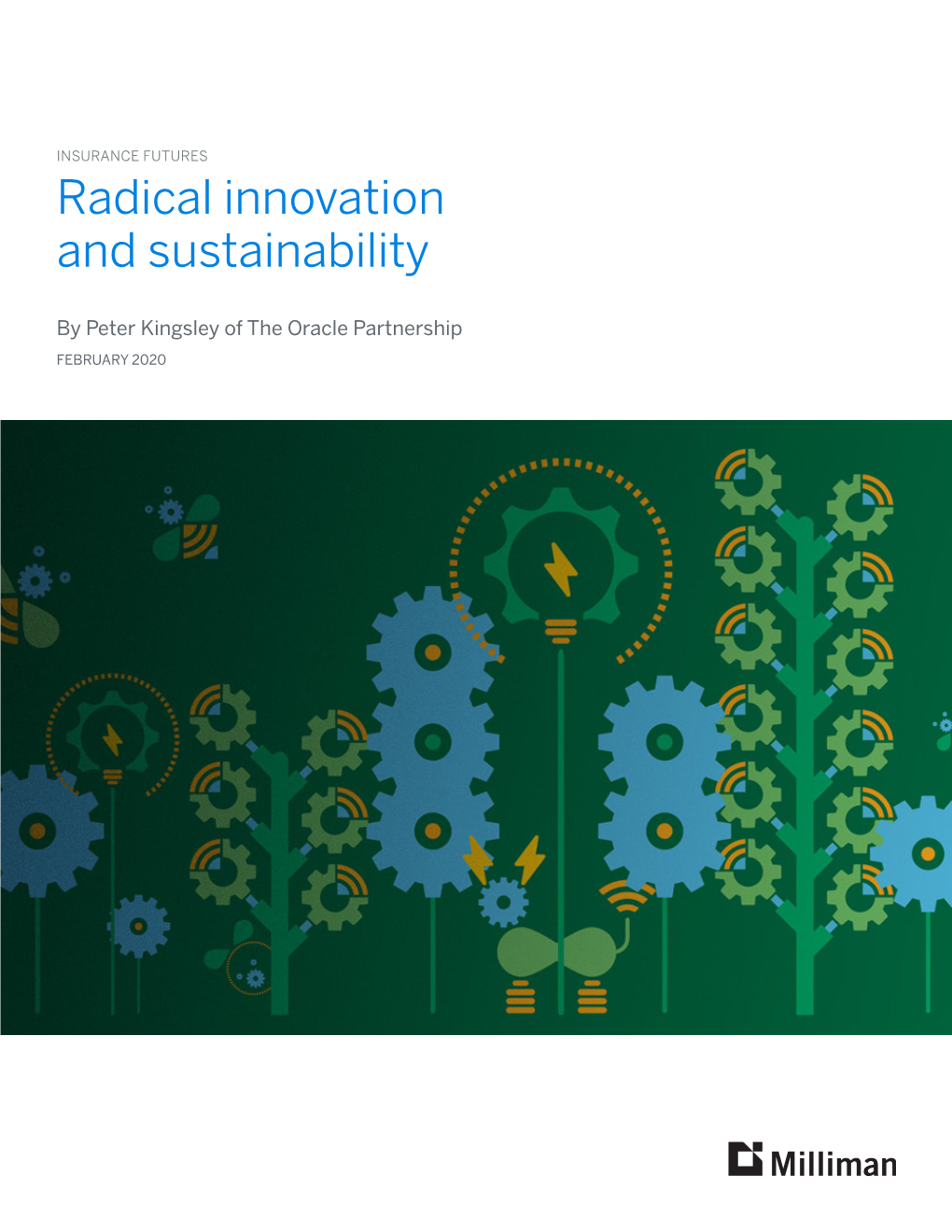 Radical Innovation and Sustainability