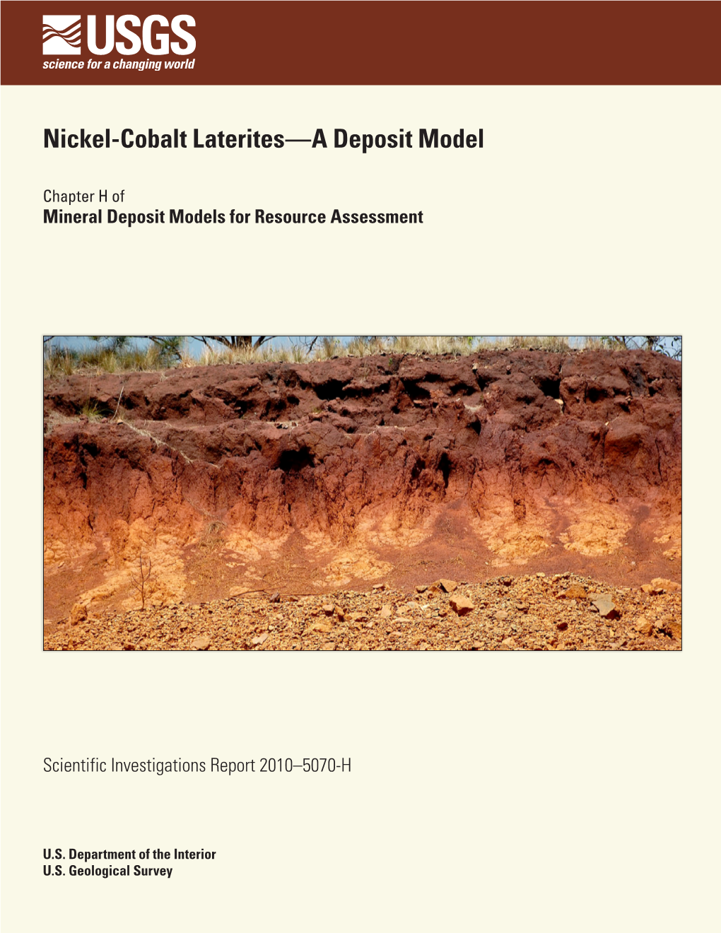 Nickel-Cobalt Laterites: a Deposit Model