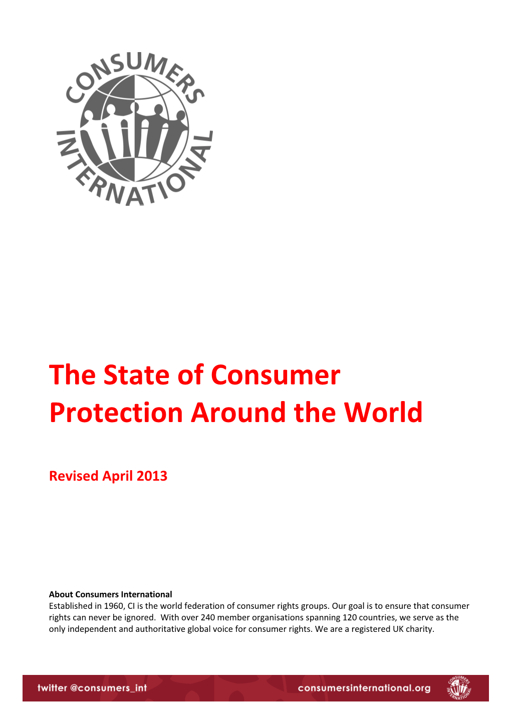 The State of Consumer Protection Around the World