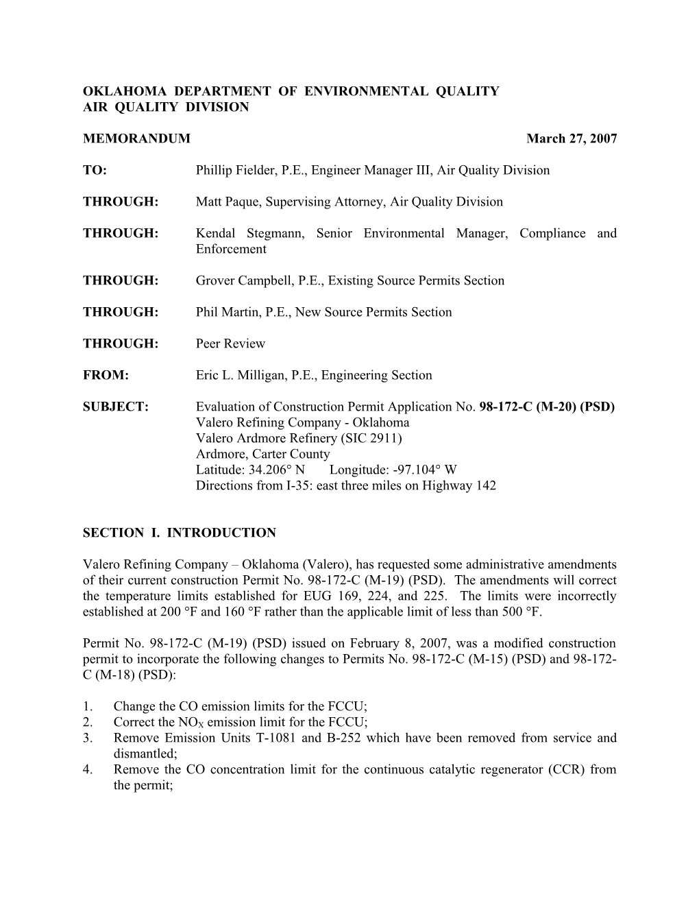 Oklahoma Department of Environmental Quality s3