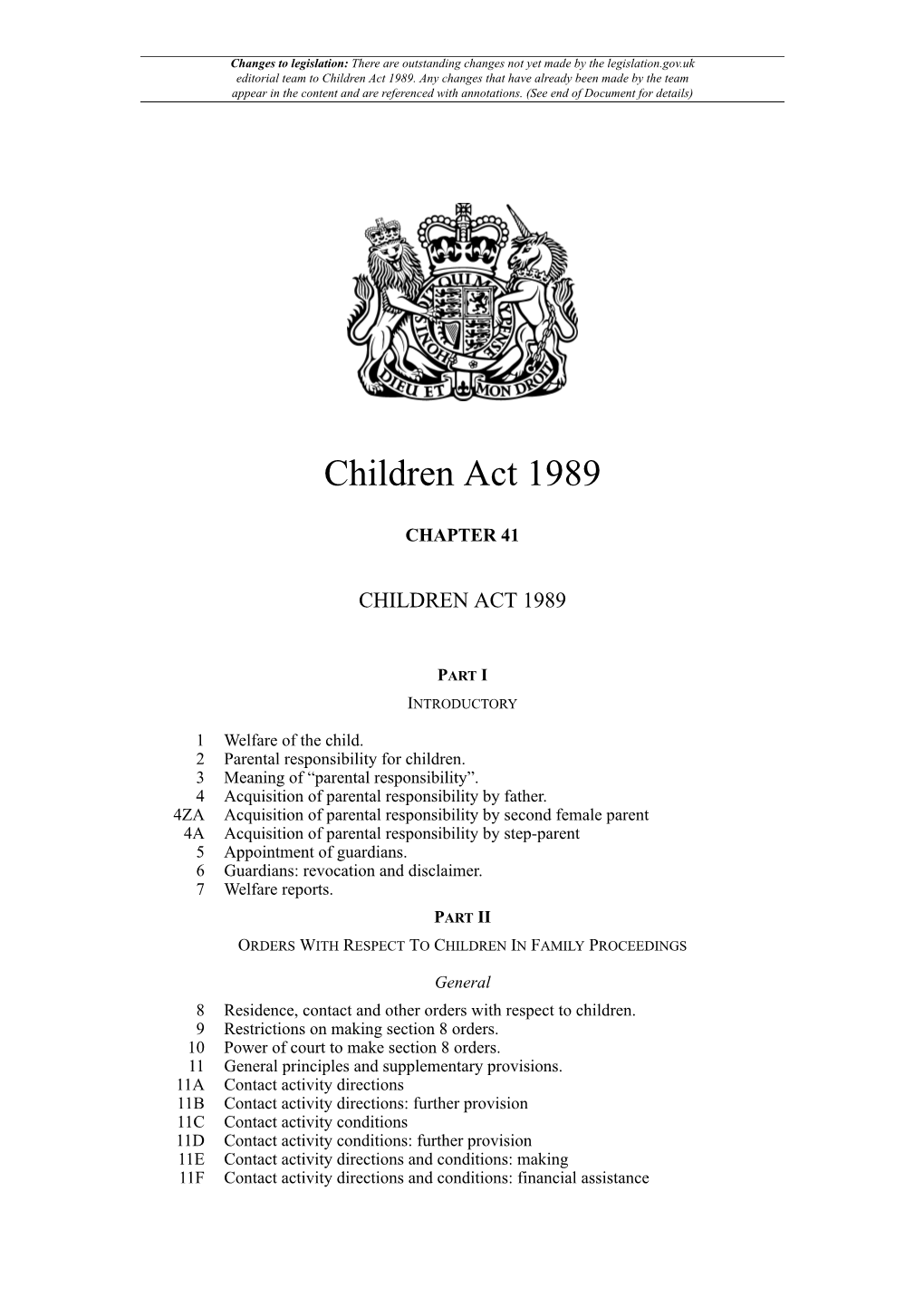 Children Act 1989