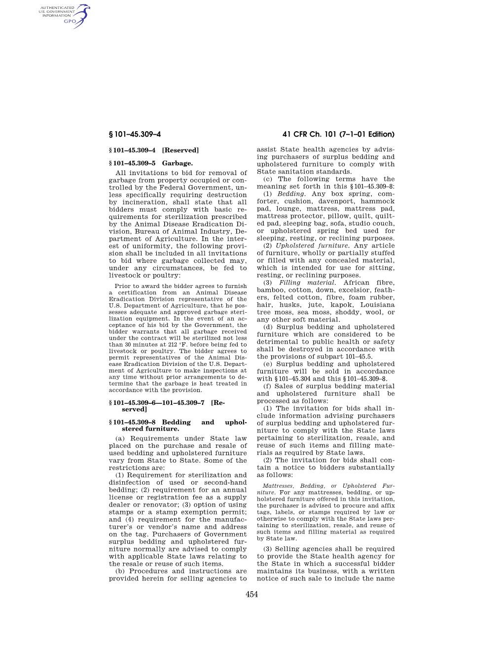 41 CFR Ch. 101 (7–1–01 Edition) § 101–45.309–4