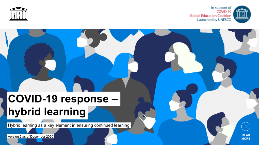 UNESCO – COVID-19 Response Hybrid Learning