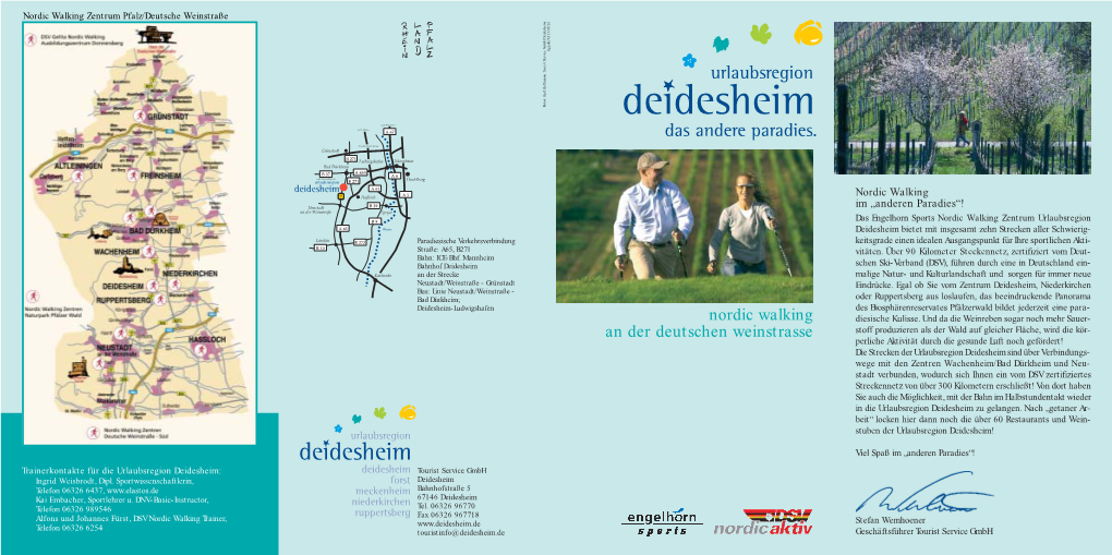 Nordic Walking an Der Deutschen Weinstrasse