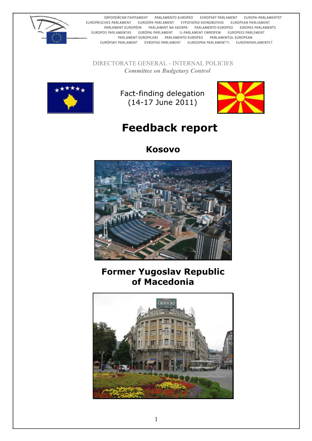 Feedback Report