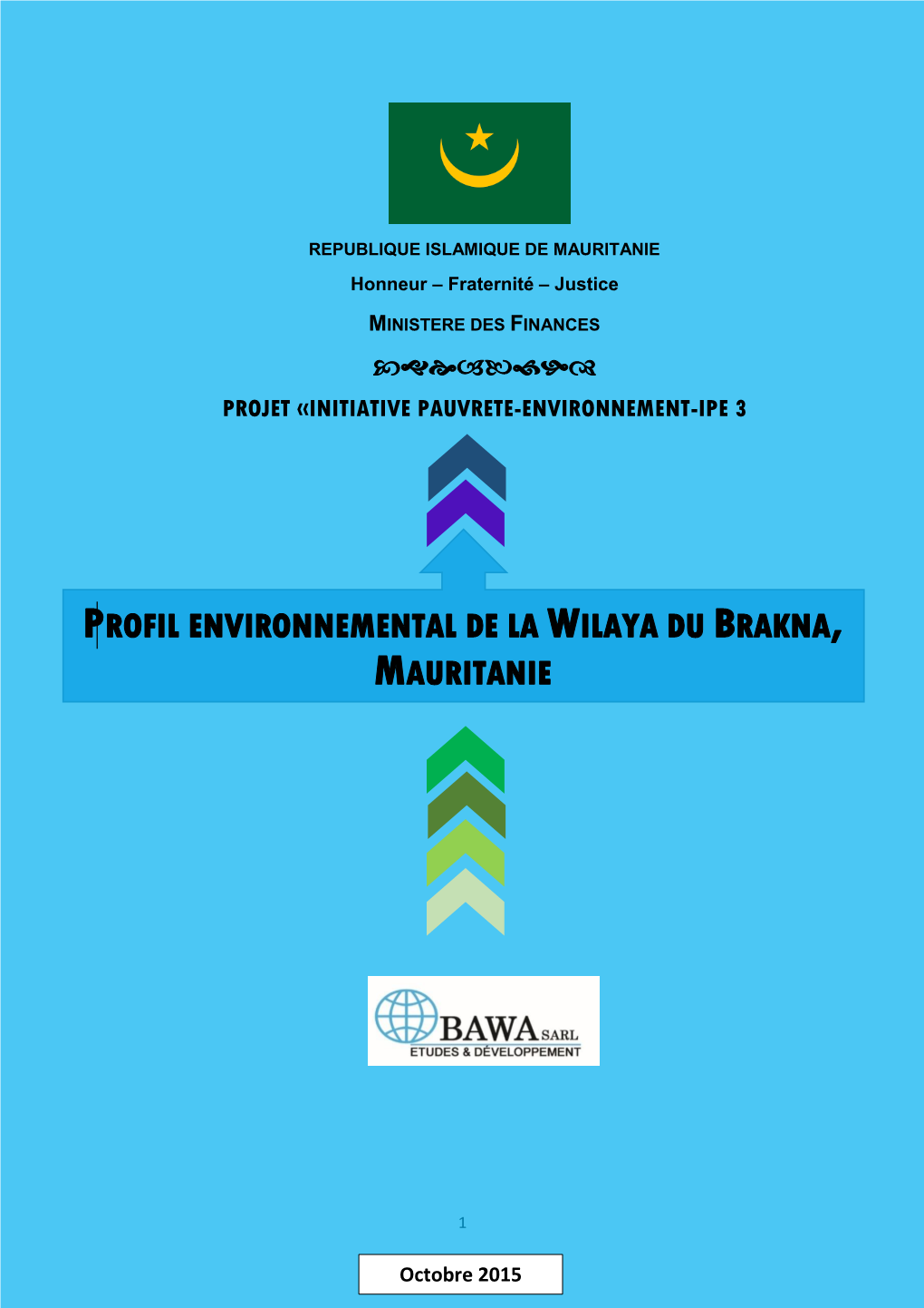 Profil Environnemental De La Wilaya Du Brakna, Mauritanie