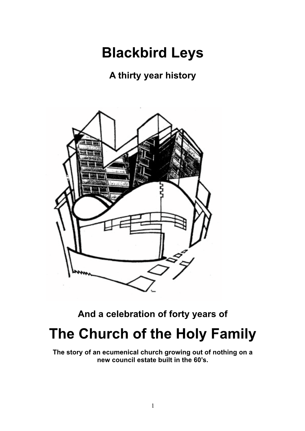 Blackbird Leys a Thirty Year History