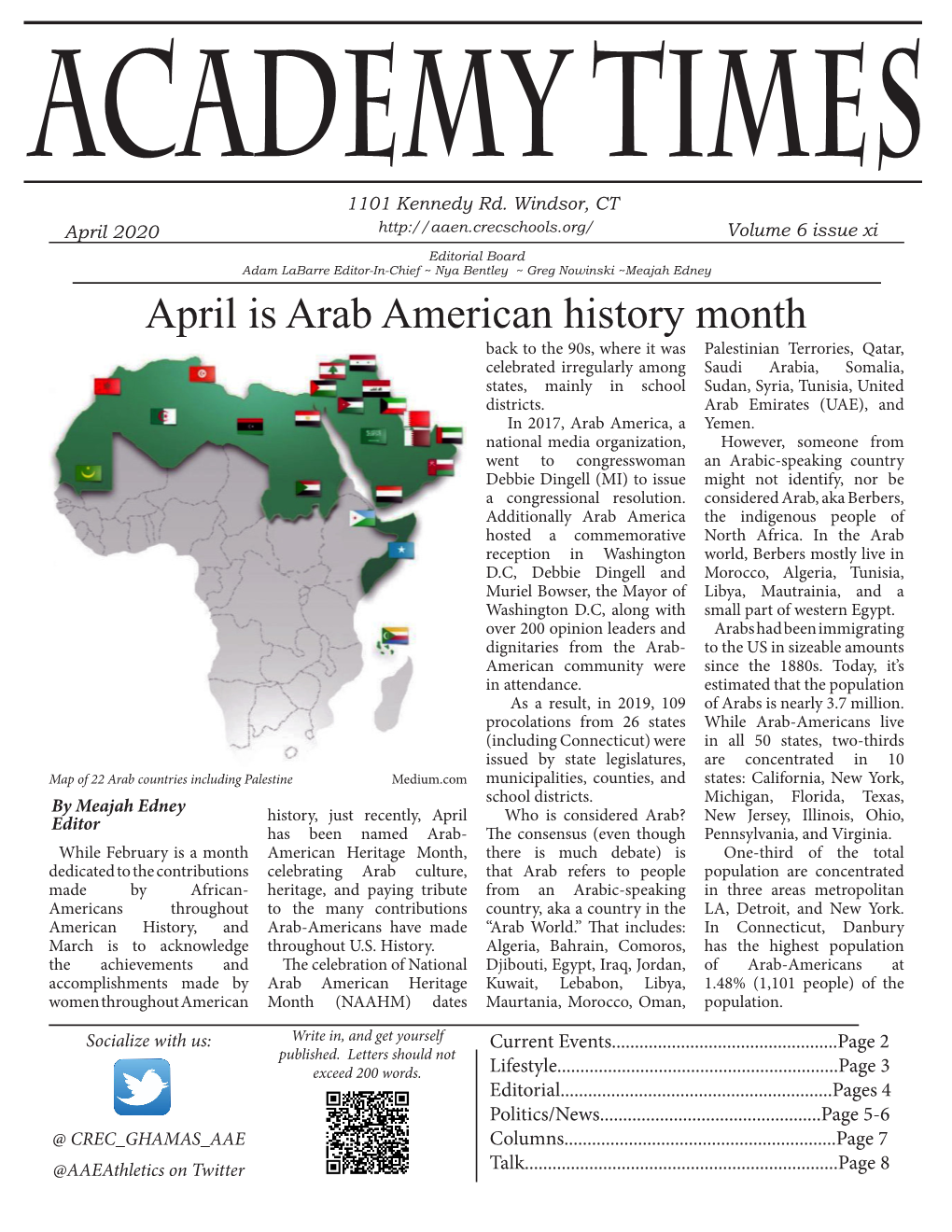 April Is Arab American History Month