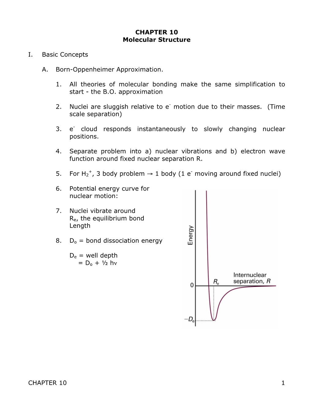 CHAPTER 10 Molecular Structure