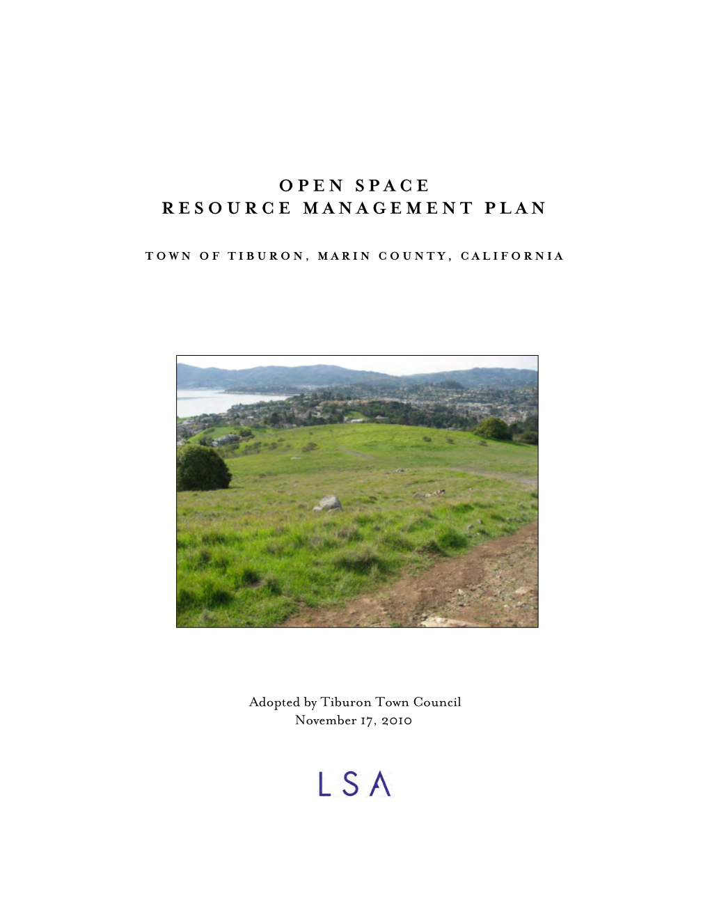Open Space Resource Management Plan (2010)