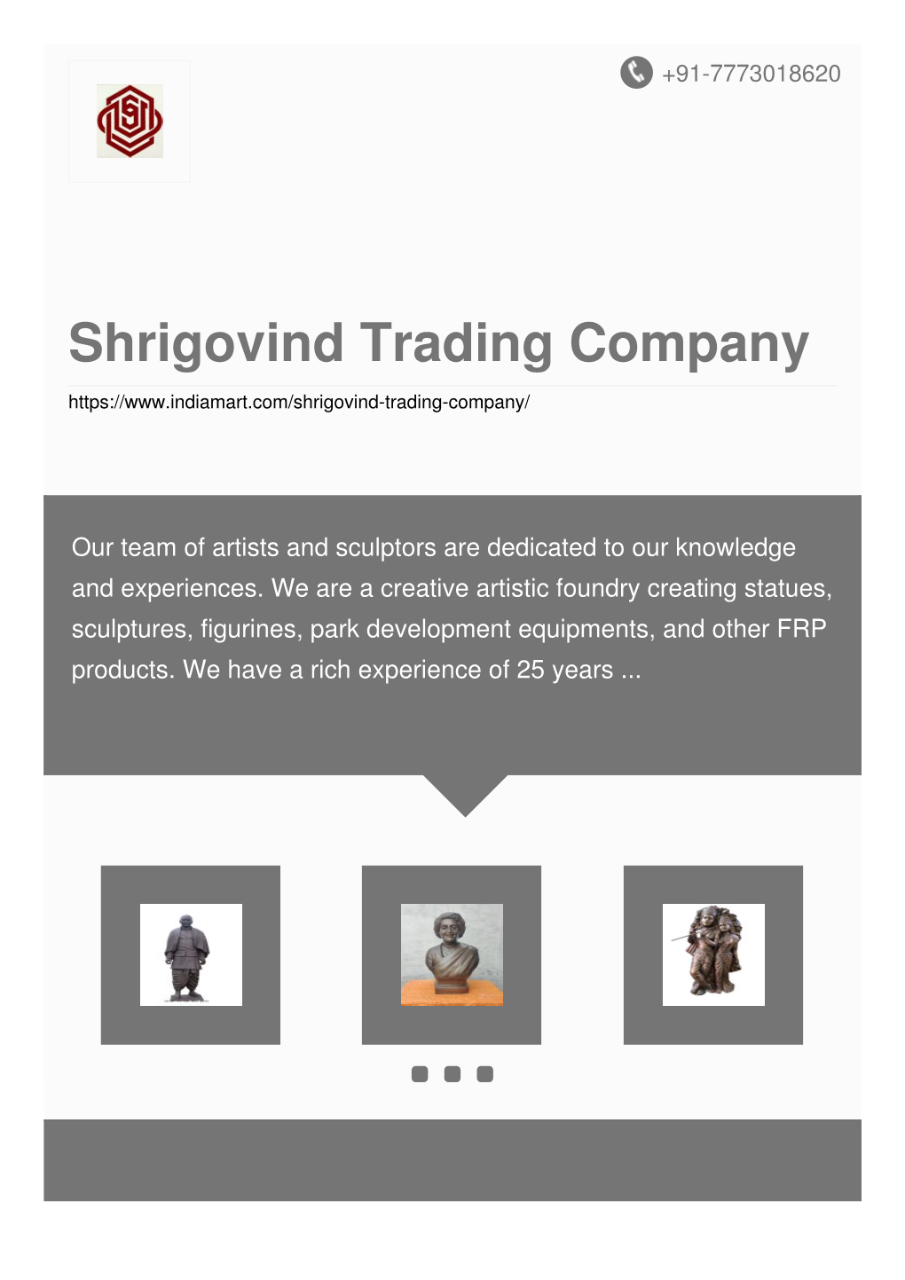 Shrigovind Trading Company