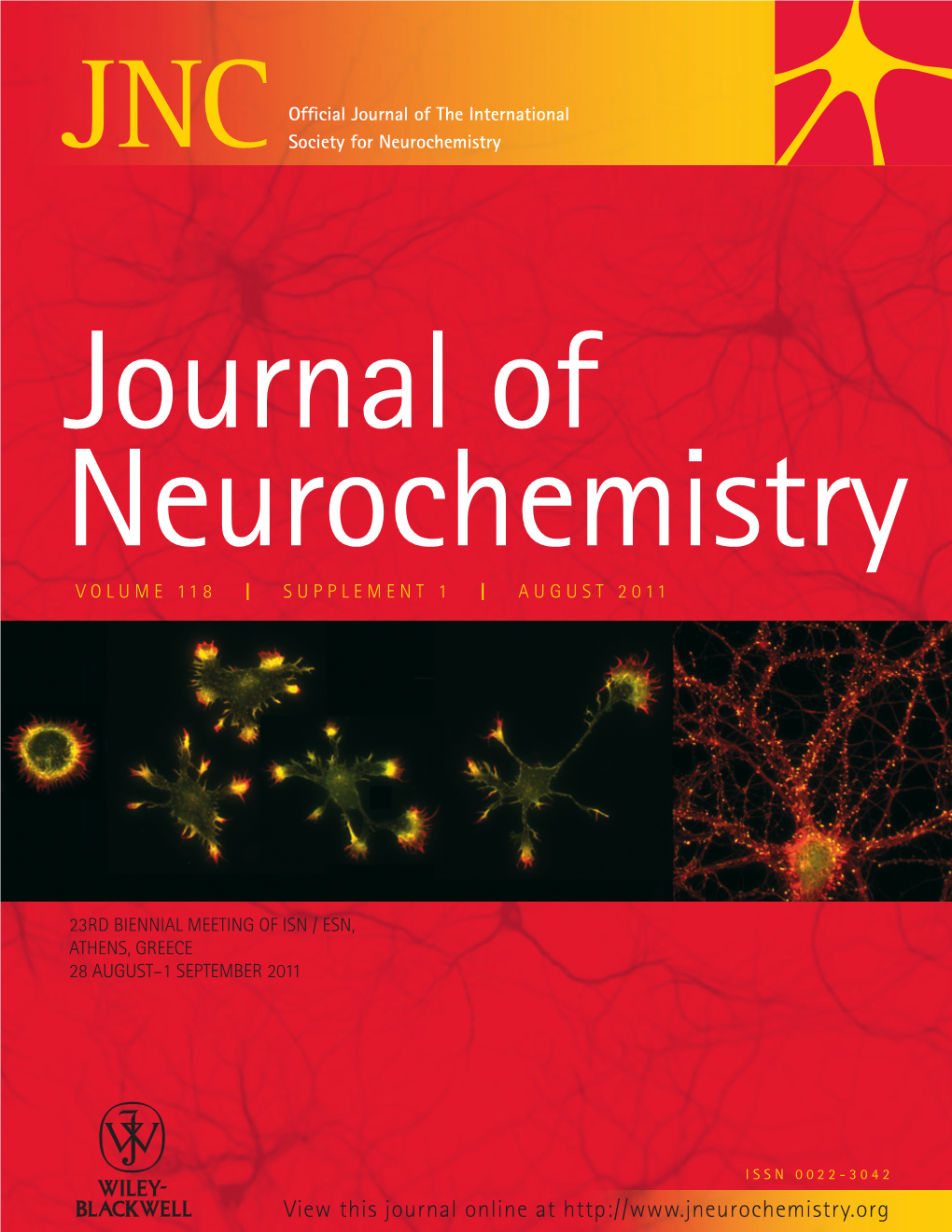 Journal of Neurochemistry JNC Future Meetings