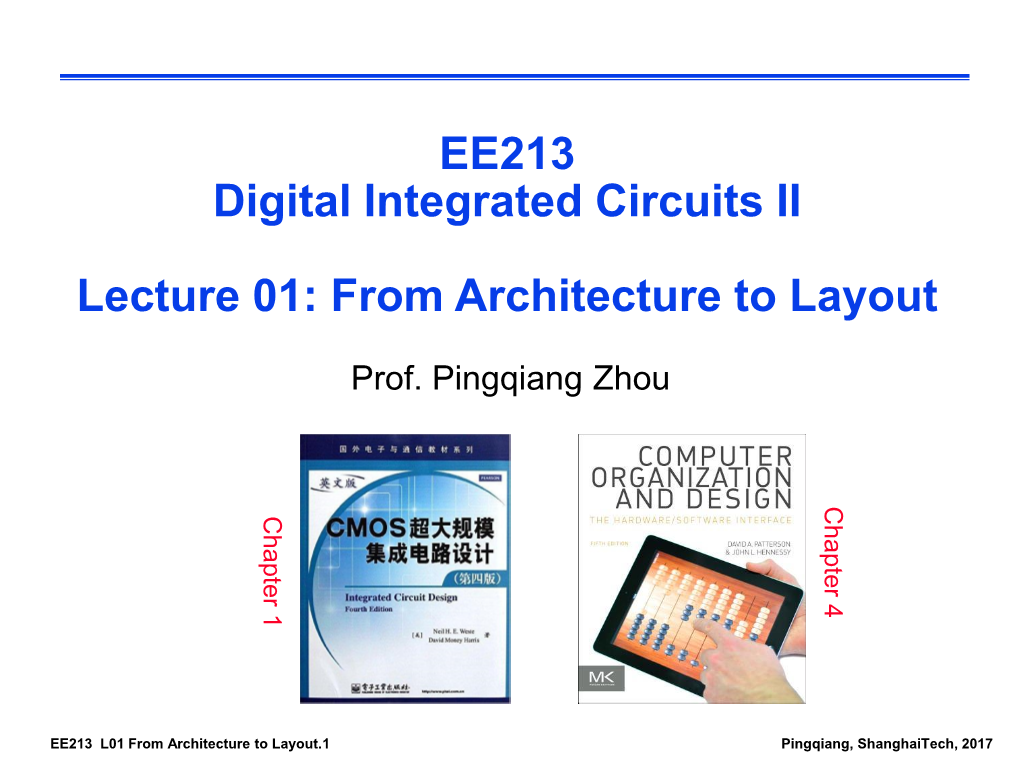 Lec1:Arch-To-Layout