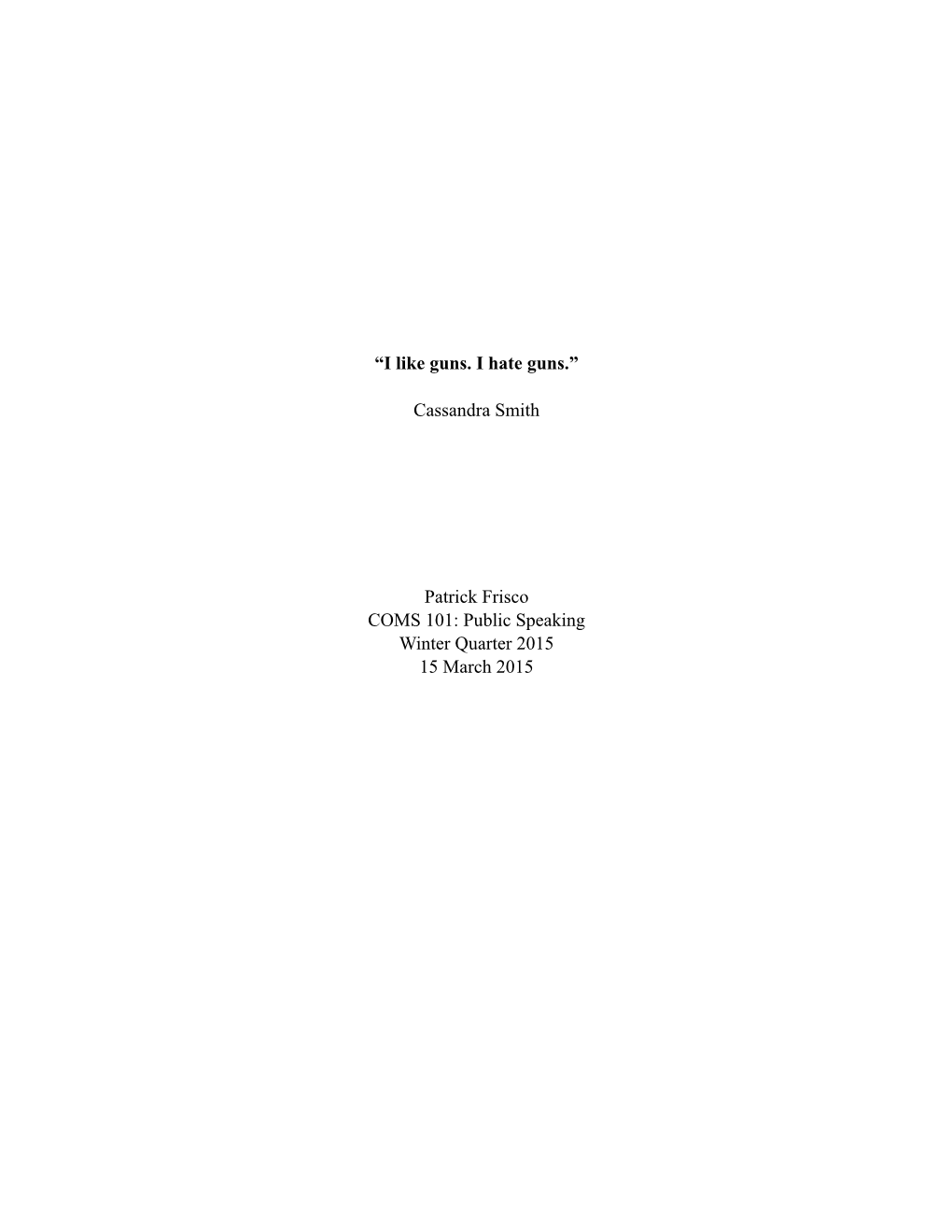 I Like Guns I Hate Guns 2015.Pdf