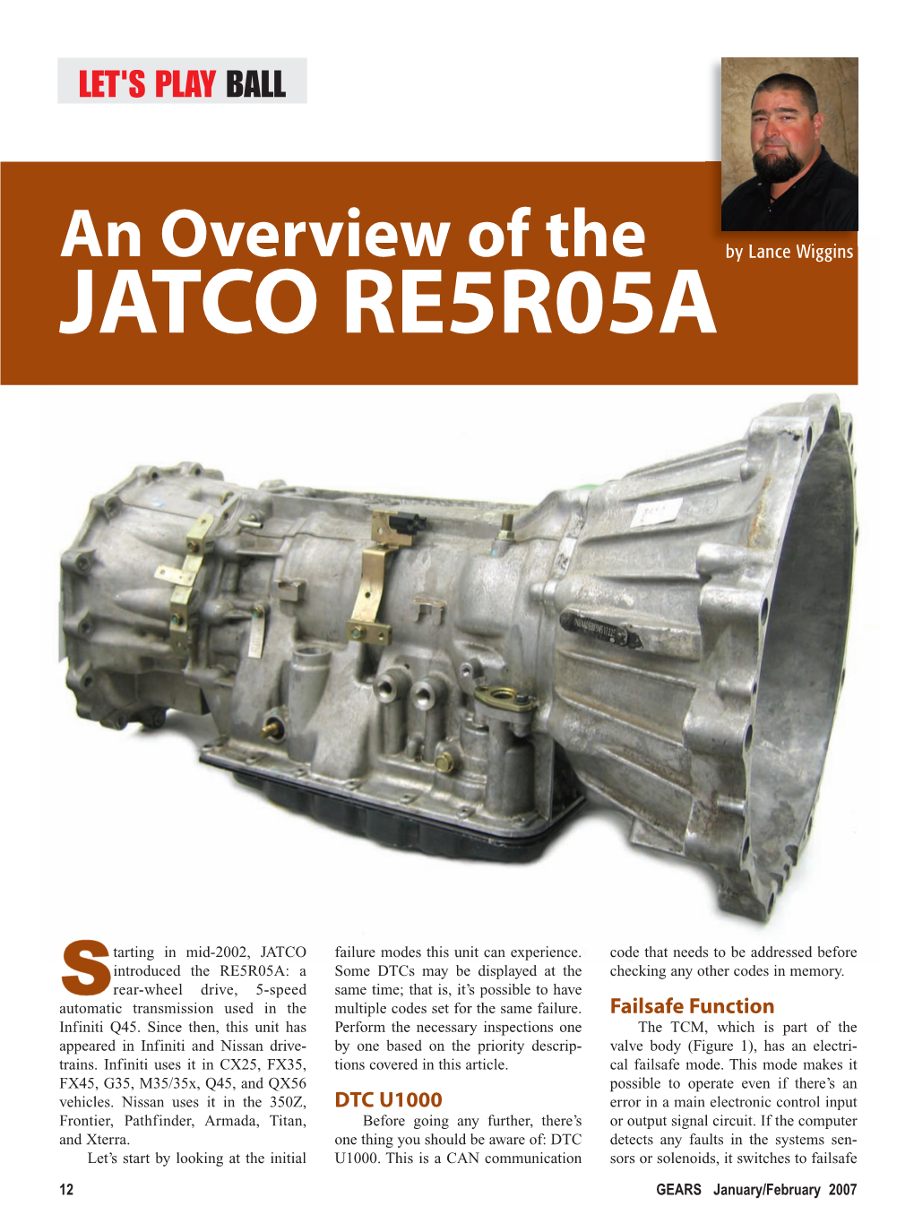 Jatco Re5r05a