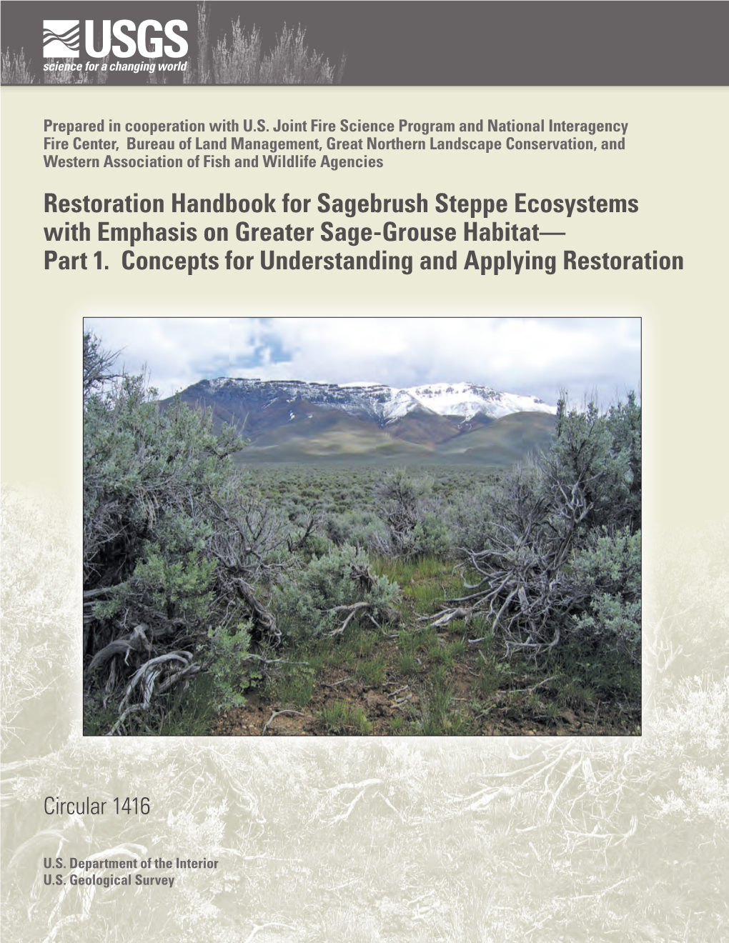 Restoration Handbook for Sagebrush-Steppe, Part 1