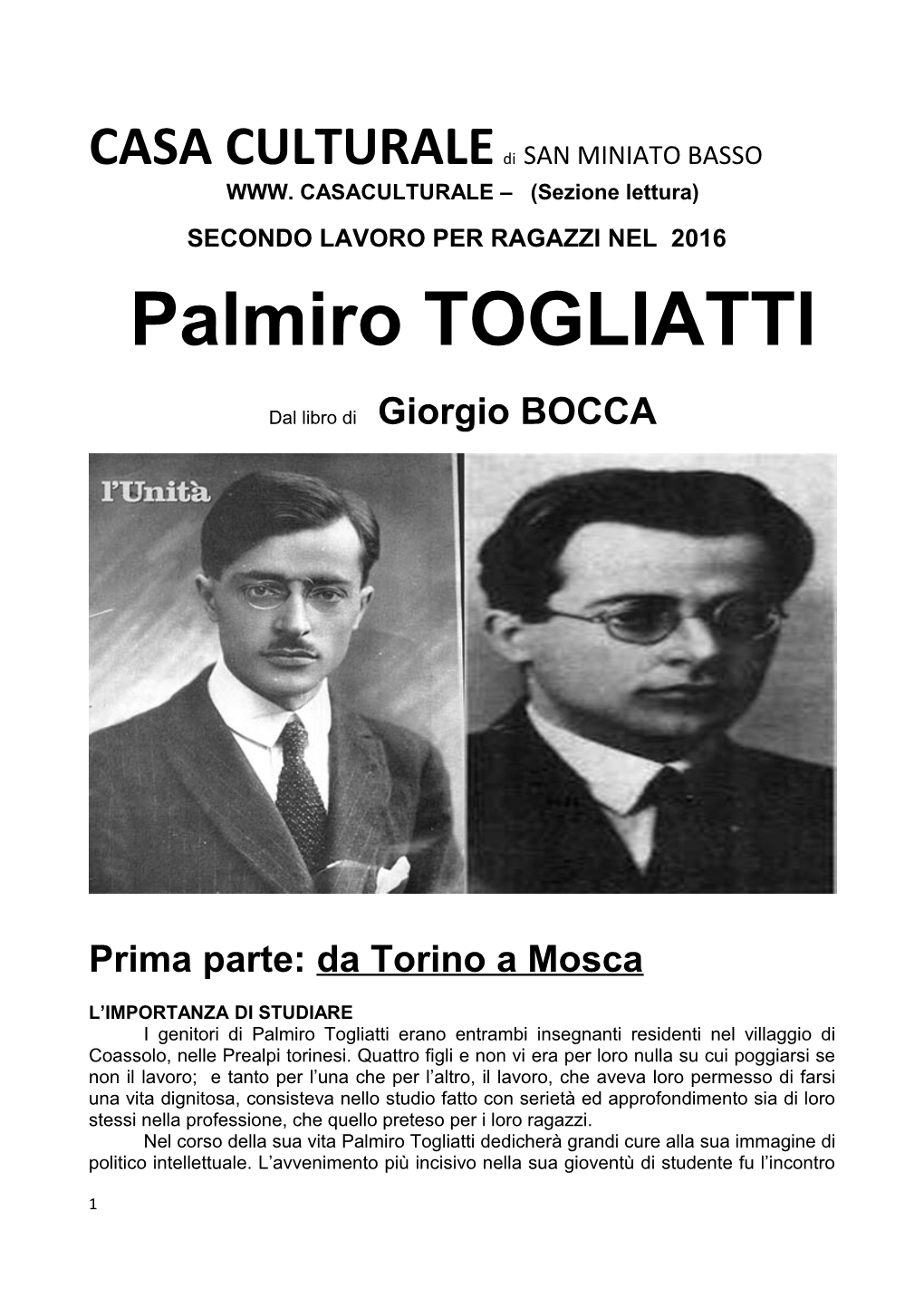 Palmiro TOGLIATTI