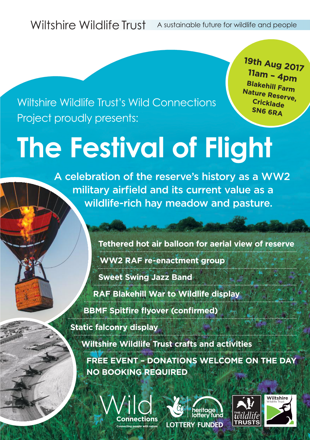 The Festival of Flight a Celebration of the Reserve’S History As a WW2 Military Airfield and Its Current Value As a Wildlife-Rich Hay Meadow and Pasture