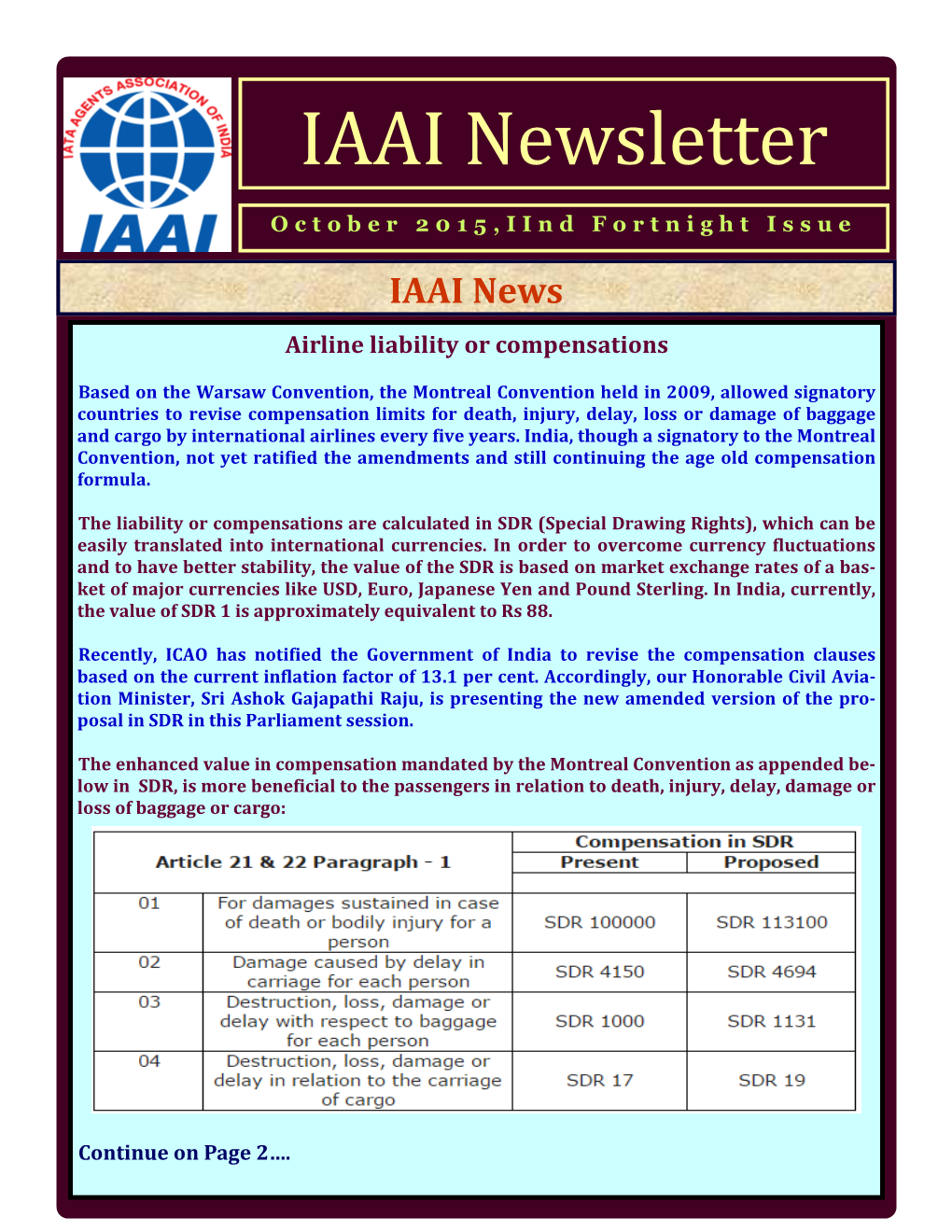 IAAI Newsletter OCT 15