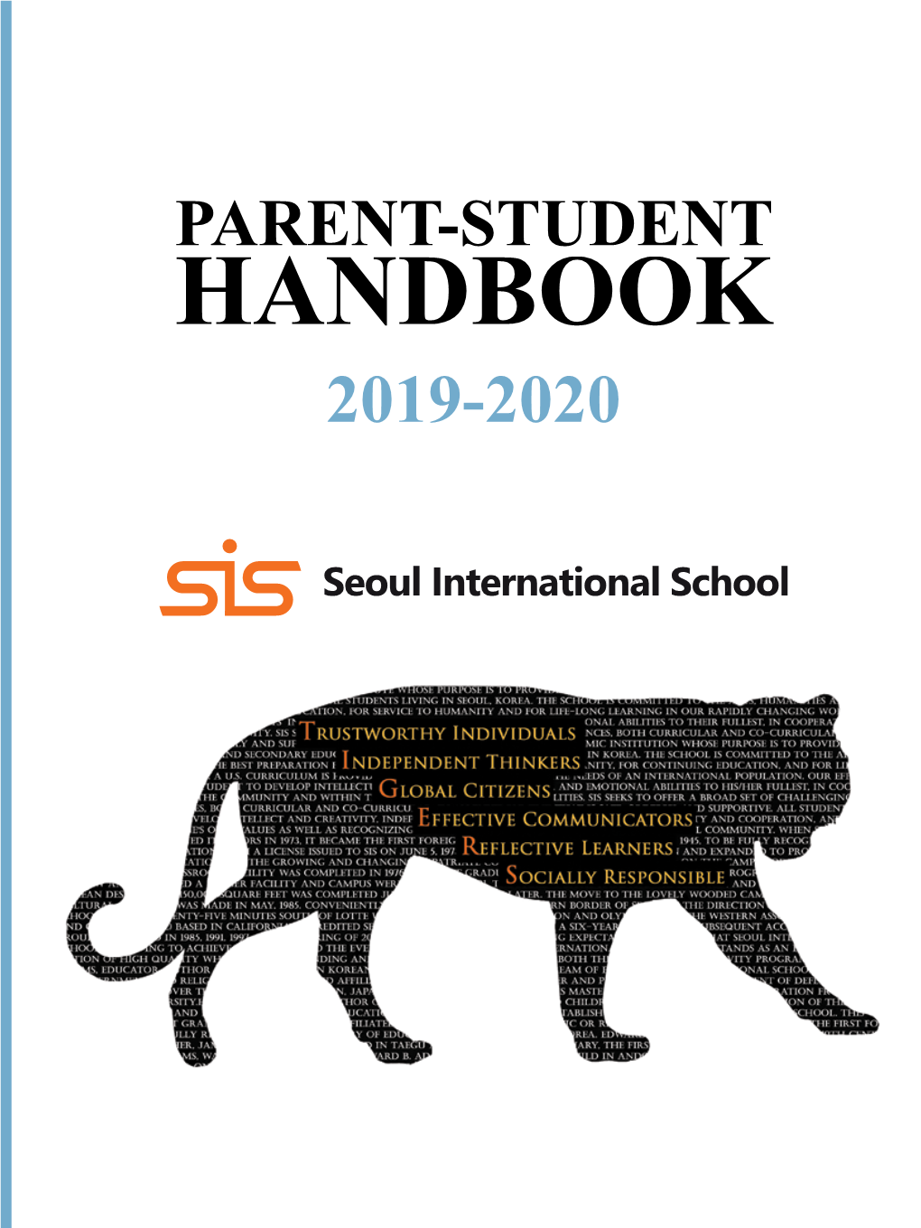 Parent-Student Handbook 2019-2020 ���������������� 2019-2020 S�Hoo� �A�Endar