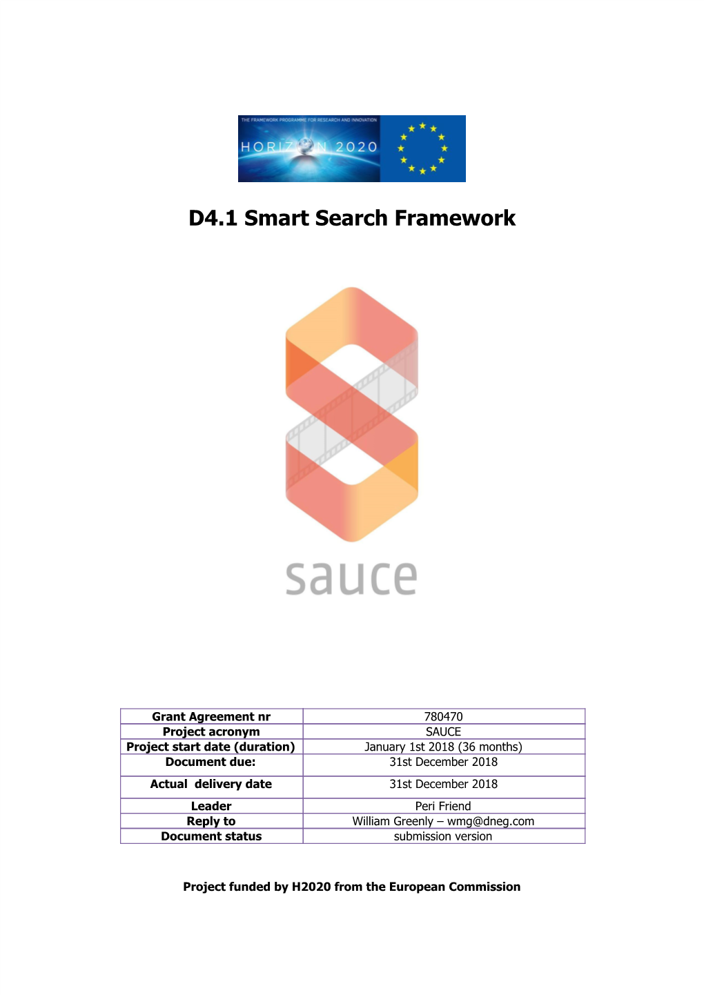 D4.1 Smart Search Framework