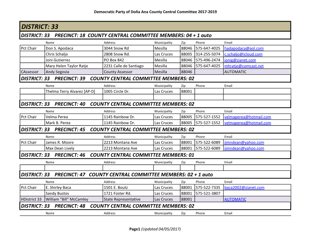 Doña Ana County County Central