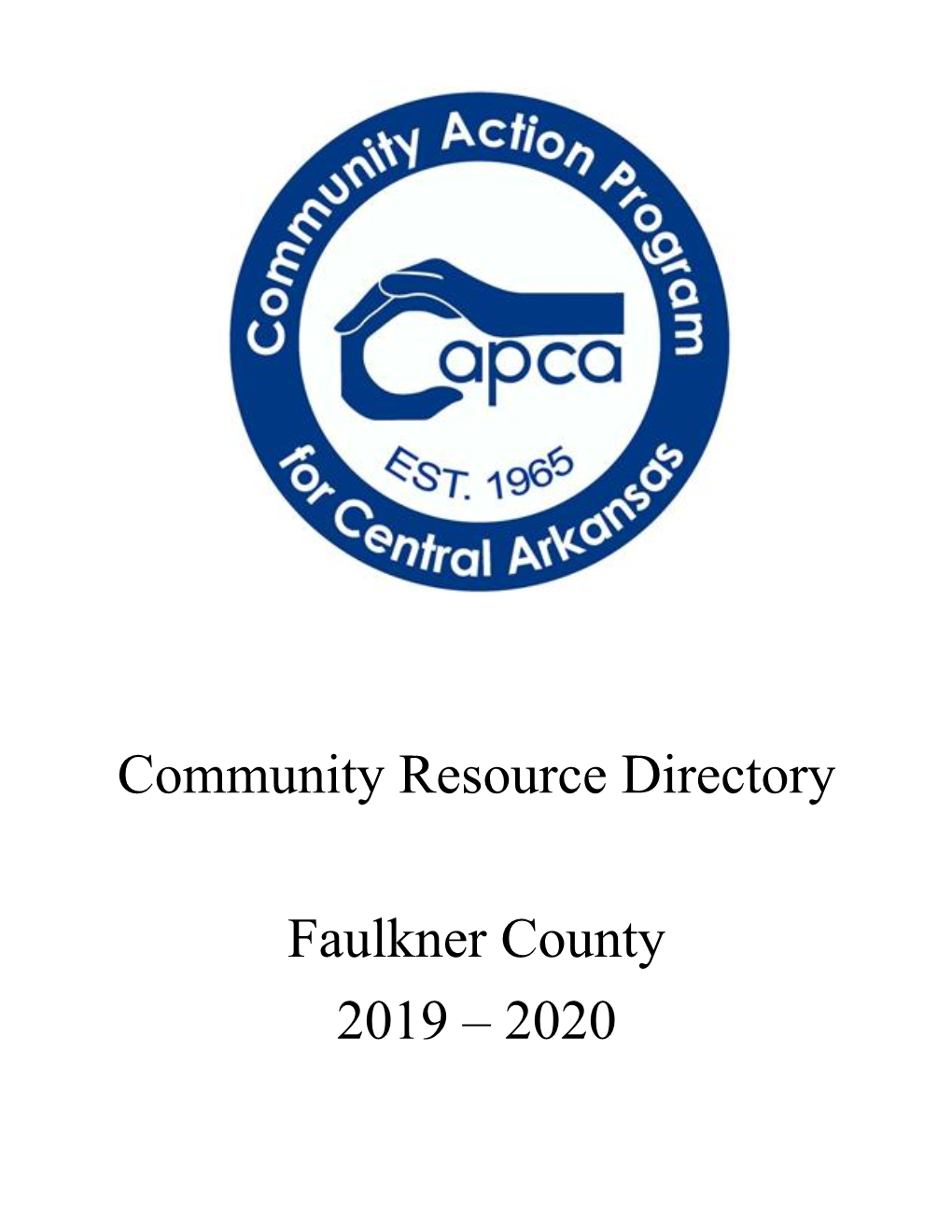 Community Resource Directory Faulkner County 2019 – 2020