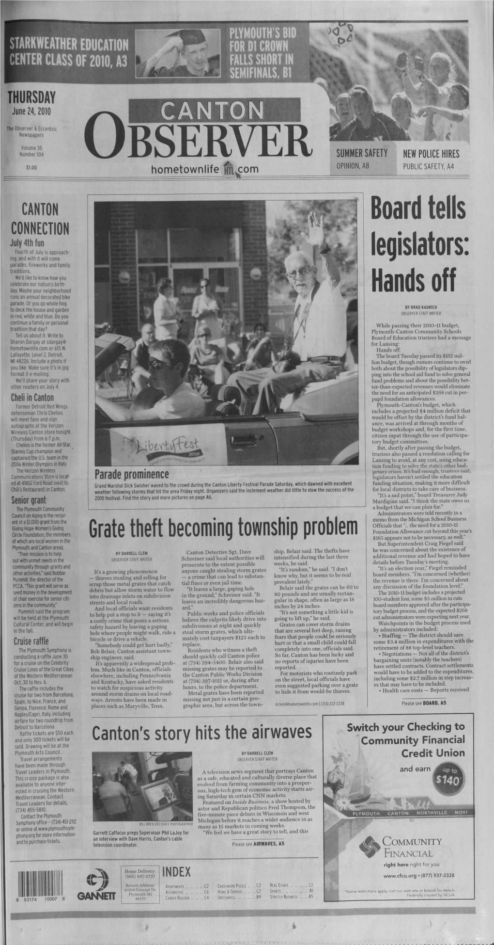 Canton Observer for June 24, 2010