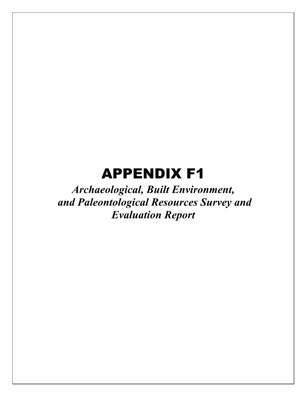 12 Appendix F1