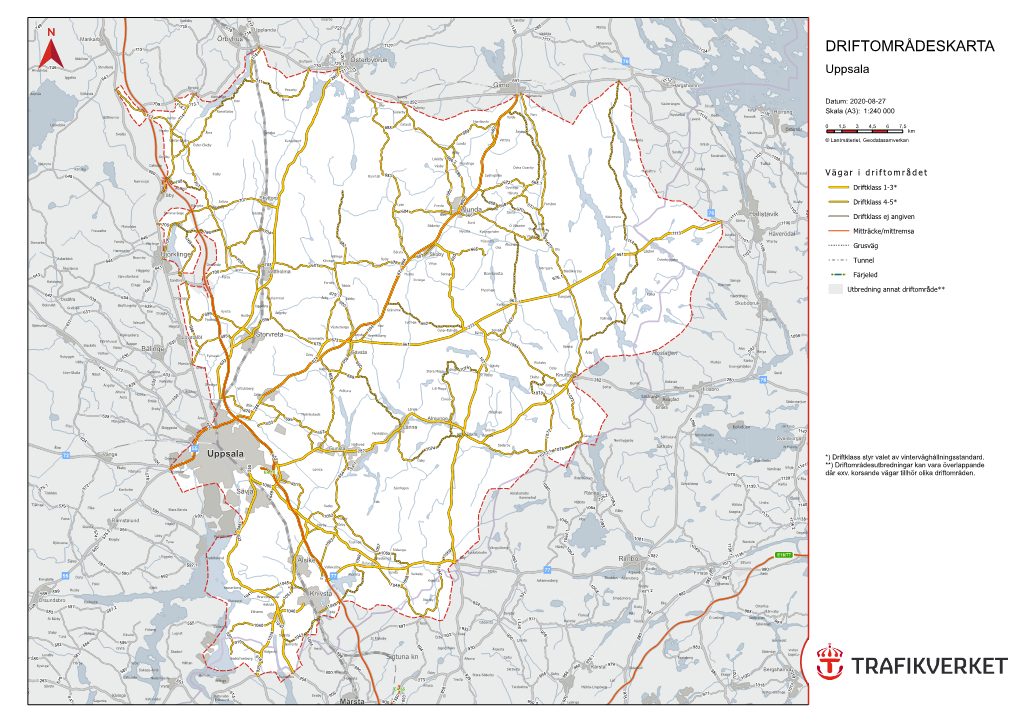 Karta Över Driftområde Uppsala (Pdf, 2,1