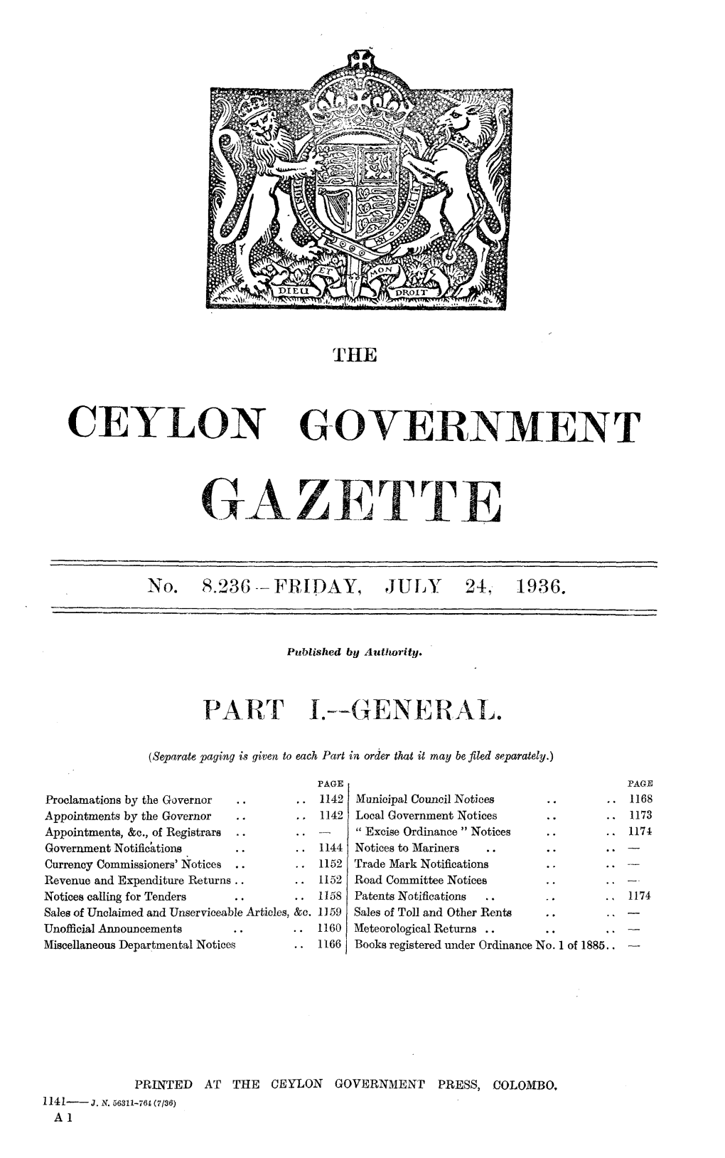 Ceylon Government