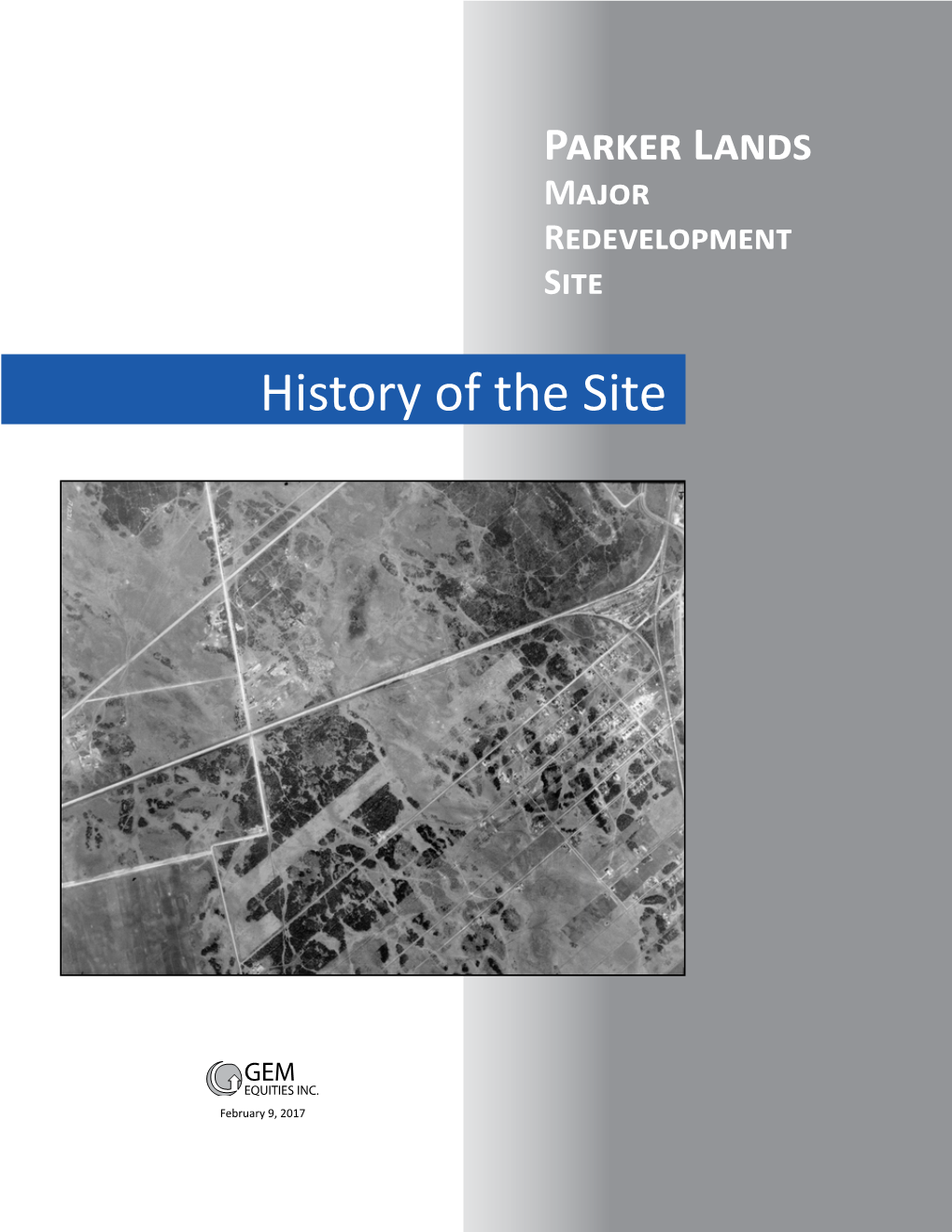 History of the Site