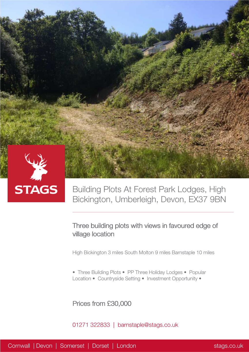 Building Plots at Forest Park Lodges, High Bickington, Umberleigh, Devon, EX37 9BN