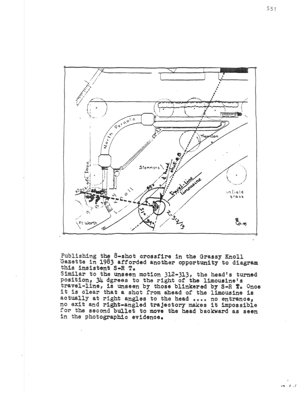 Publishing the 8-Shot Crossfire in the Grassy Knoll 'Gazette in 1983 Afforded Another Opportunity to Diagram This Insistent S-R T