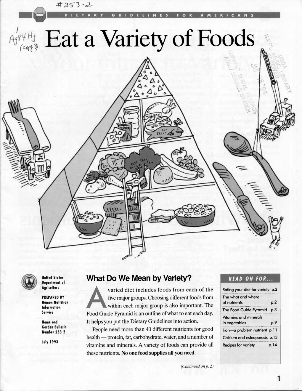 Nutrients P.2 Information Within Each Major Group Is Also Important